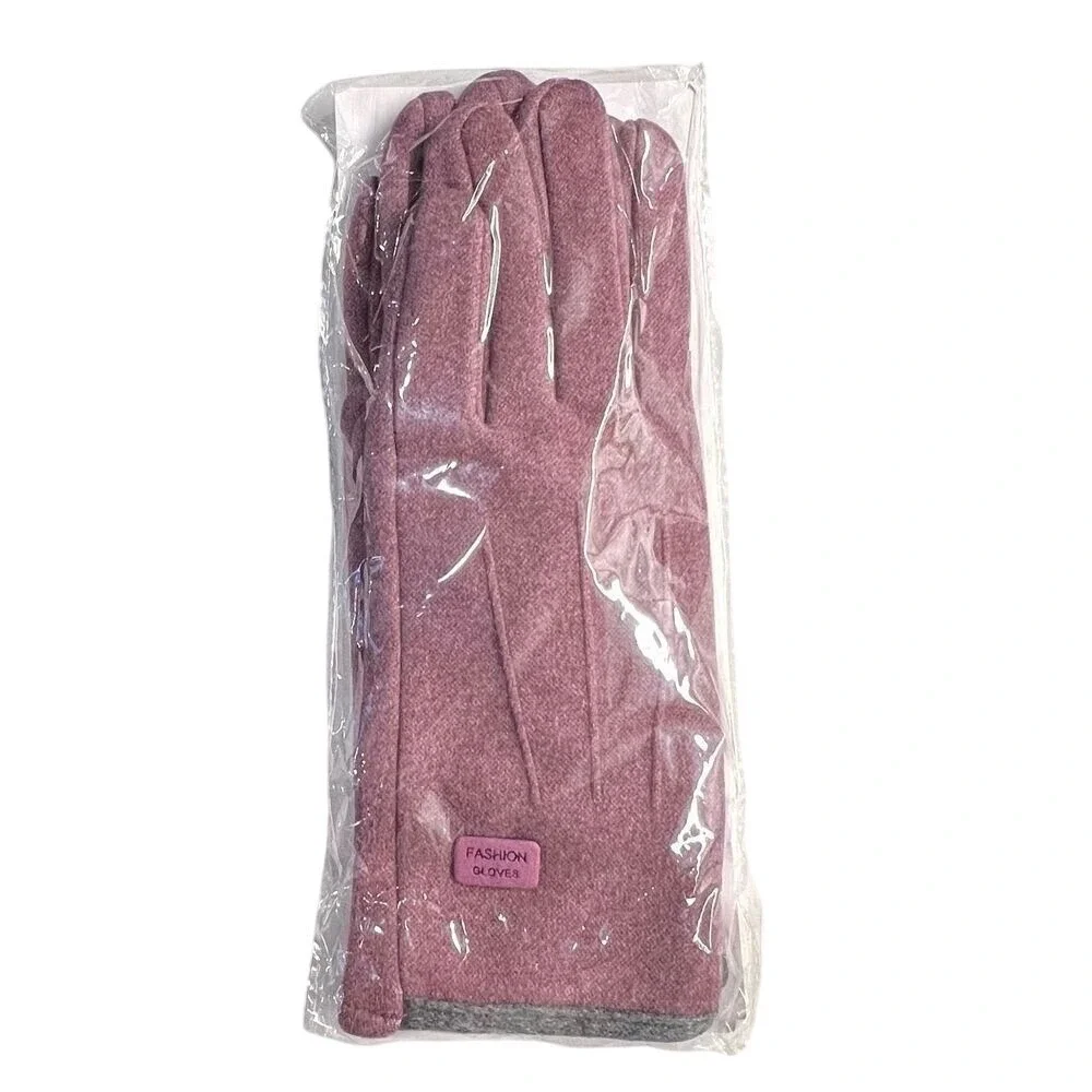 Touchscreen Compatible Winter Thermal Finger‎ Driving Gloves PURPLE Causal OS